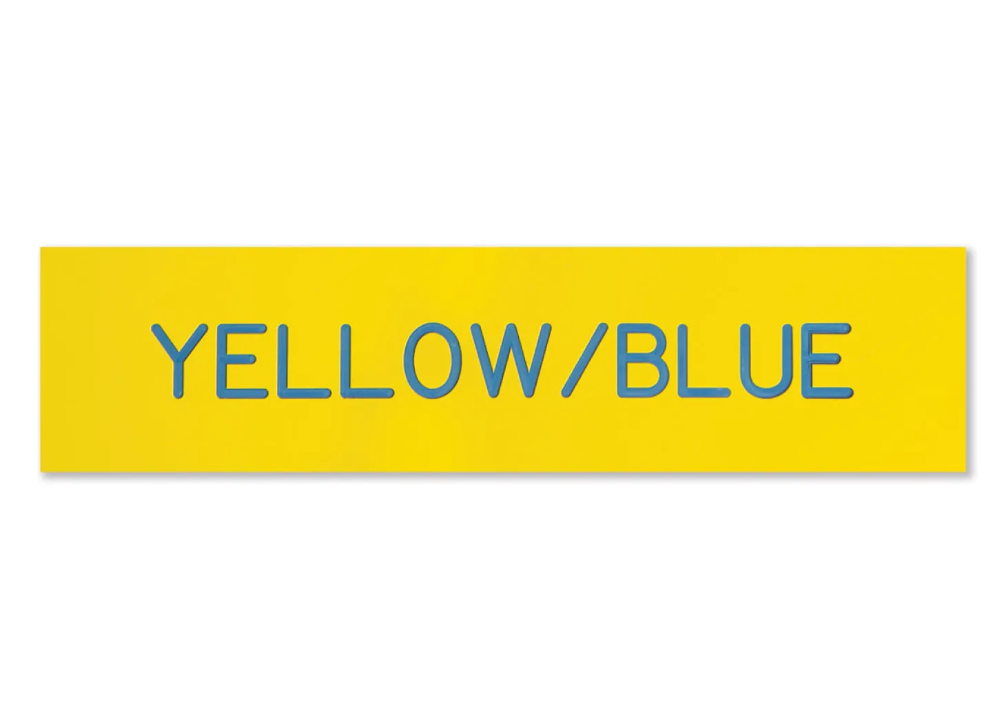 Plastic Stall Plate with Holder - 2 lines