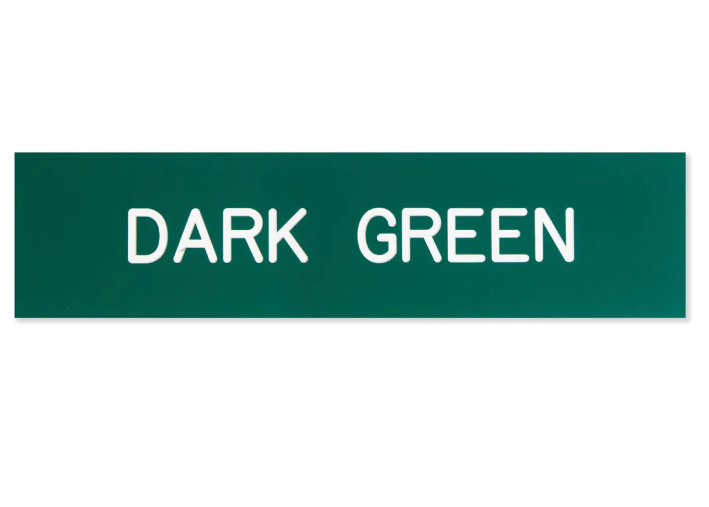 Plastic Stall Plate with Holder - 2 lines