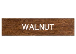 Plastic Stall Plate with Holder - 2 lines