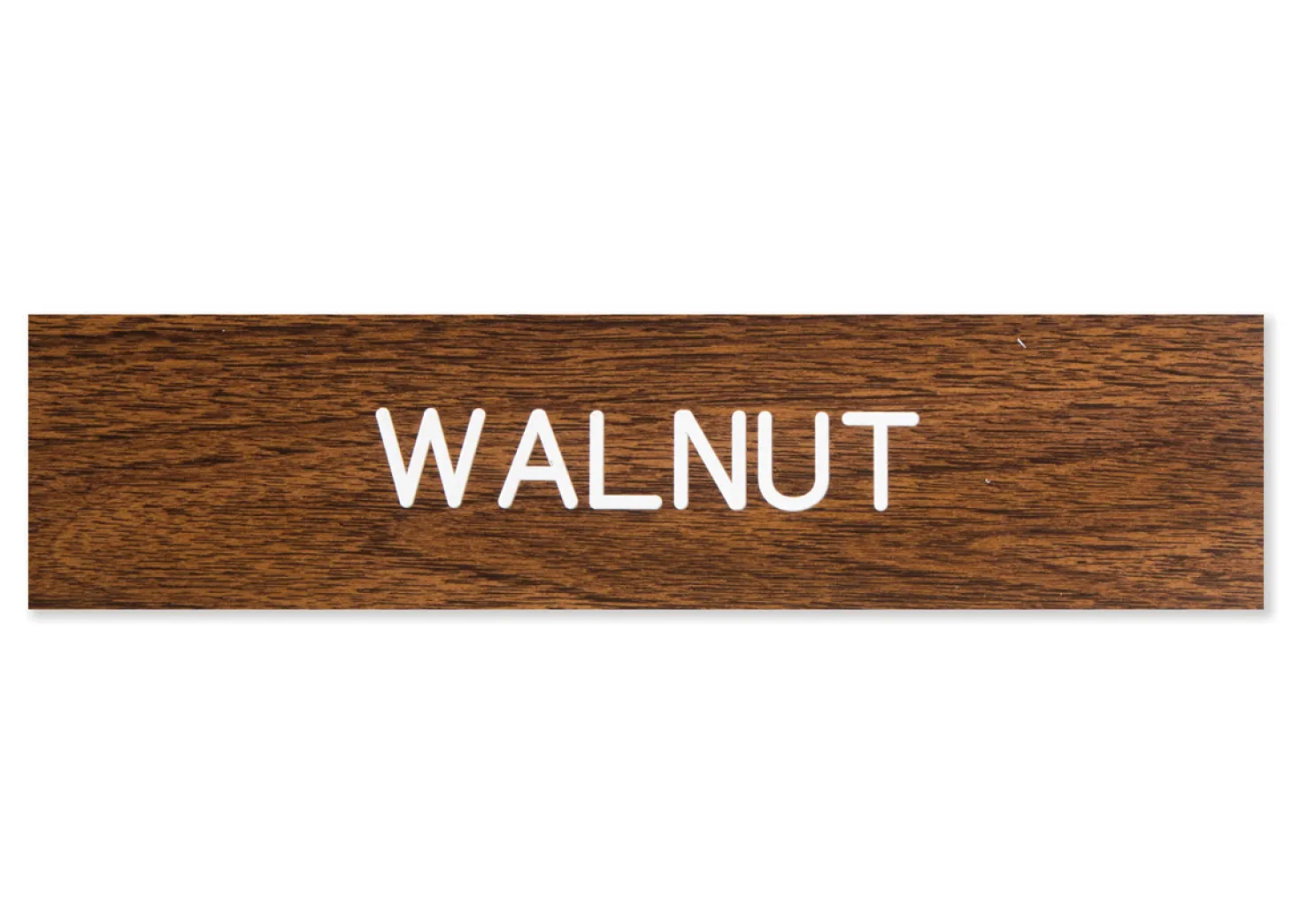 Plastic Stall Plate with Holder - 2 lines