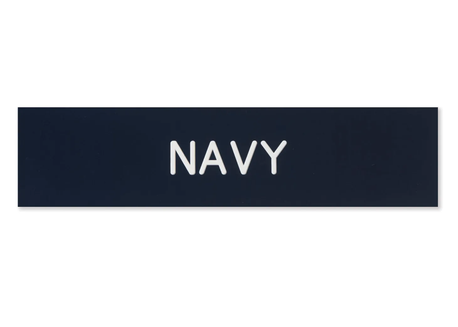 Plastic Stall Plate with Holder - 2 lines