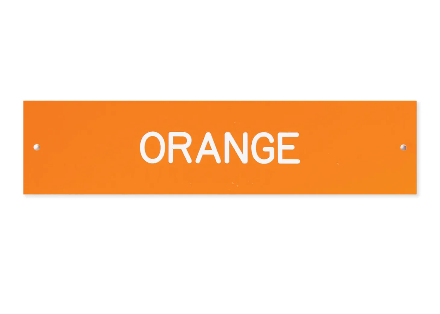 Plastic Stall Plate with Holder - 2 lines