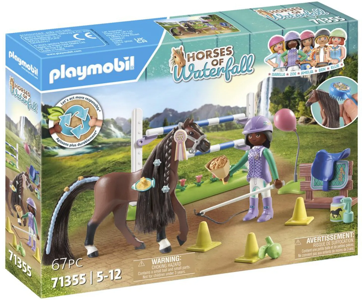 Playmobil® Zoe & Blaze with Jump Set