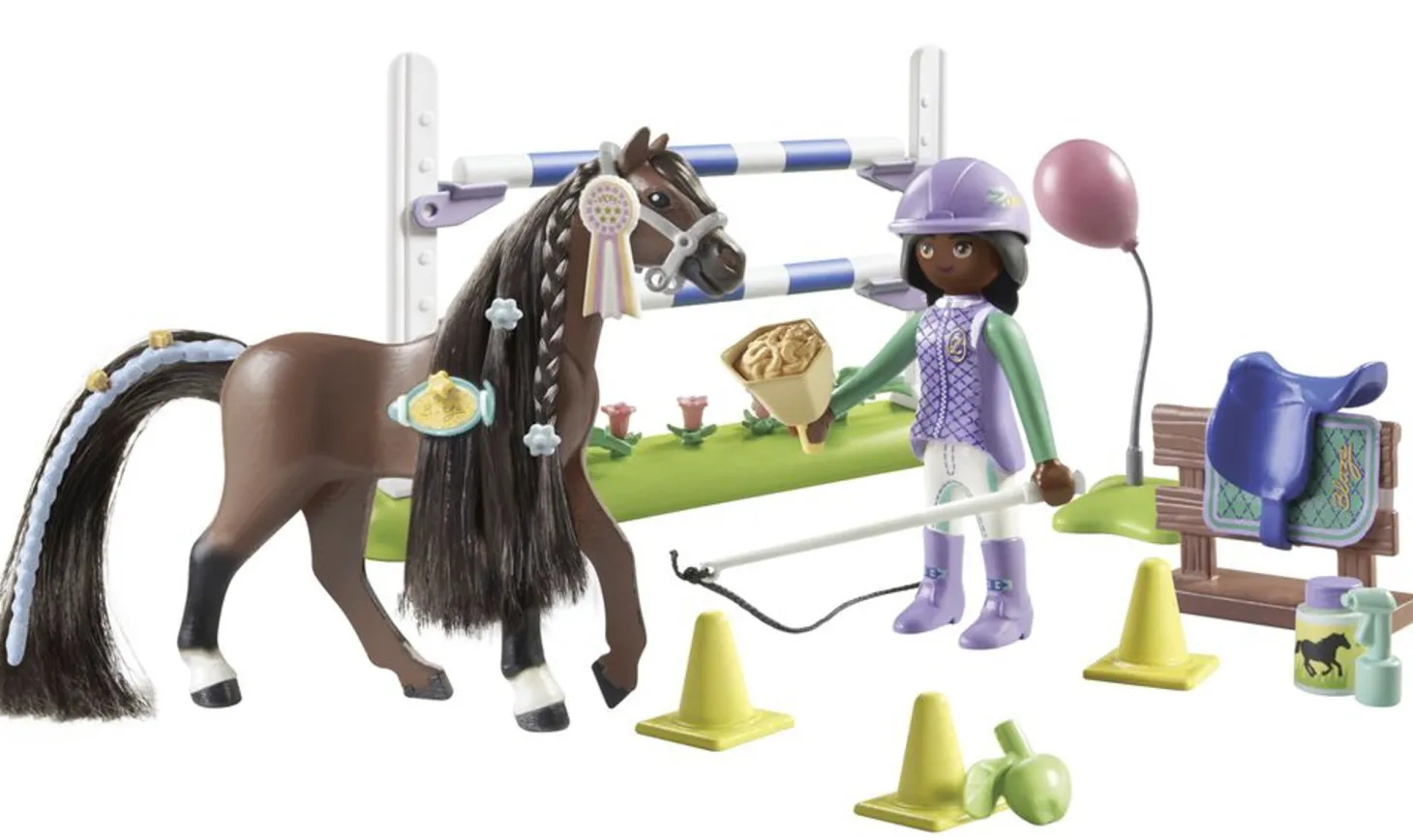 Playmobil® Zoe & Blaze with Jump Set