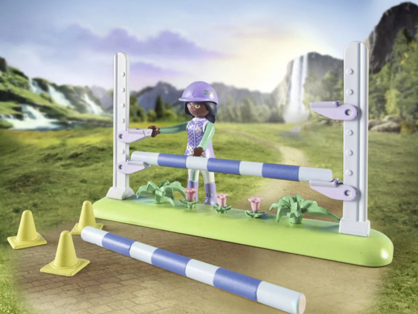 Playmobil® Zoe & Blaze with Jump Set