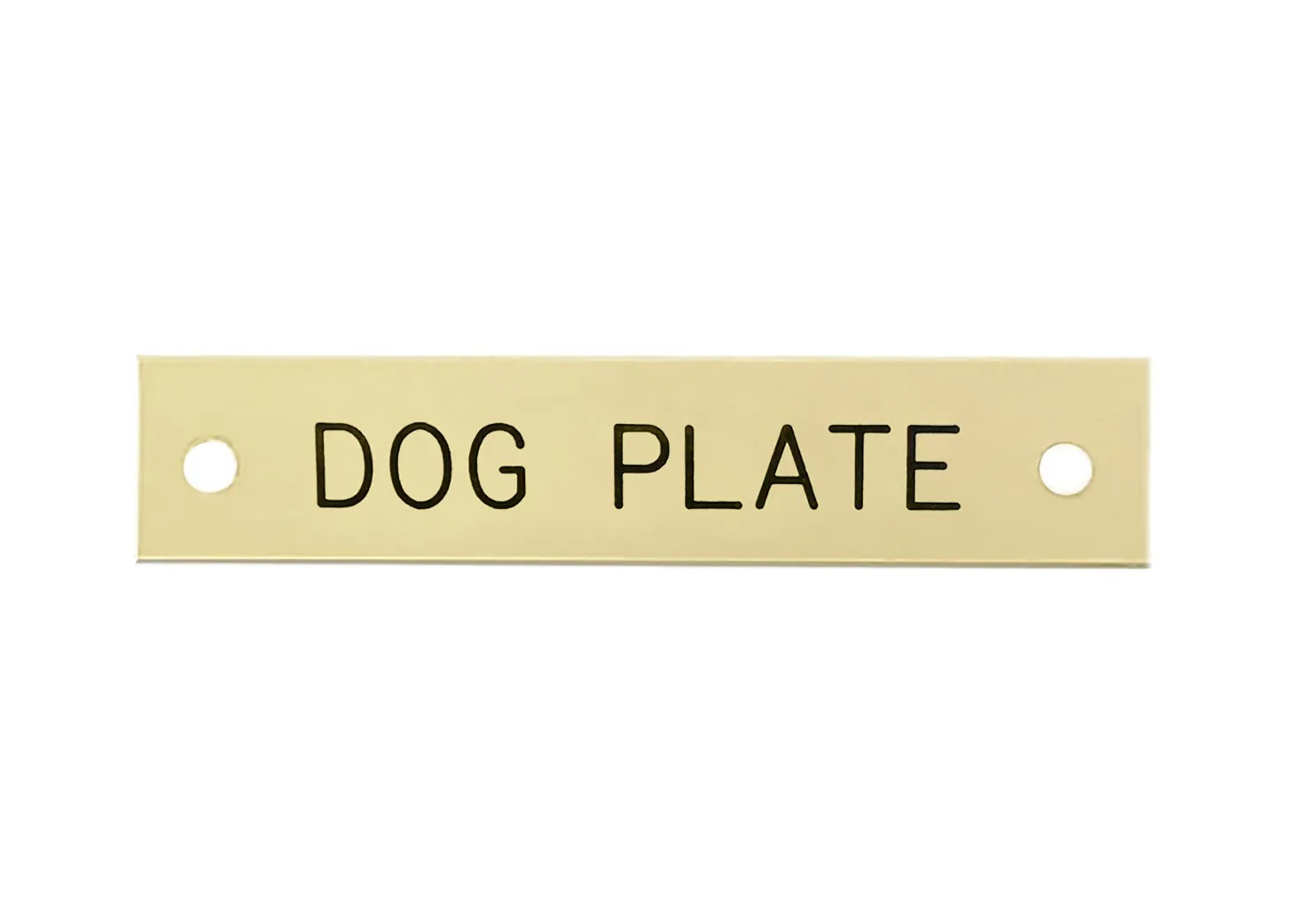 Rectangular Dog Collar Nameplate
