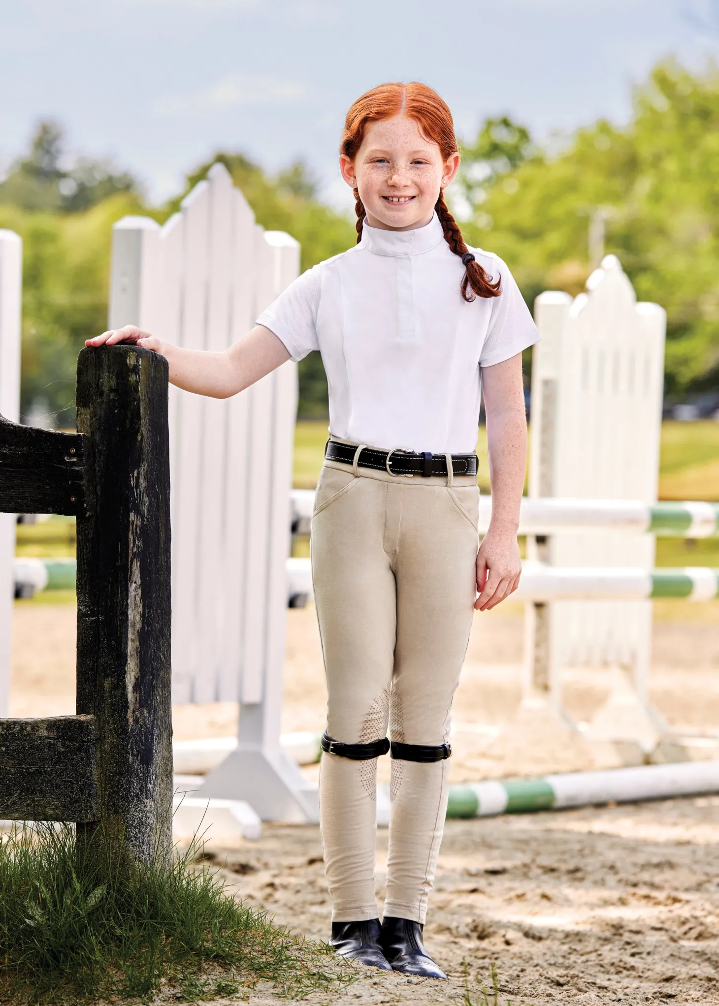 Riding Sport™ Kids’ Essential Short-Sleeve Show Shirt