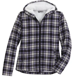 Riding Sport™ Ladies’ Lancaster Sherpa-Lined Flannel Hoodie