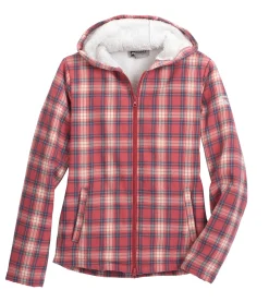 Riding Sport™ Ladies’ Lancaster Sherpa-Lined Flannel Hoodie