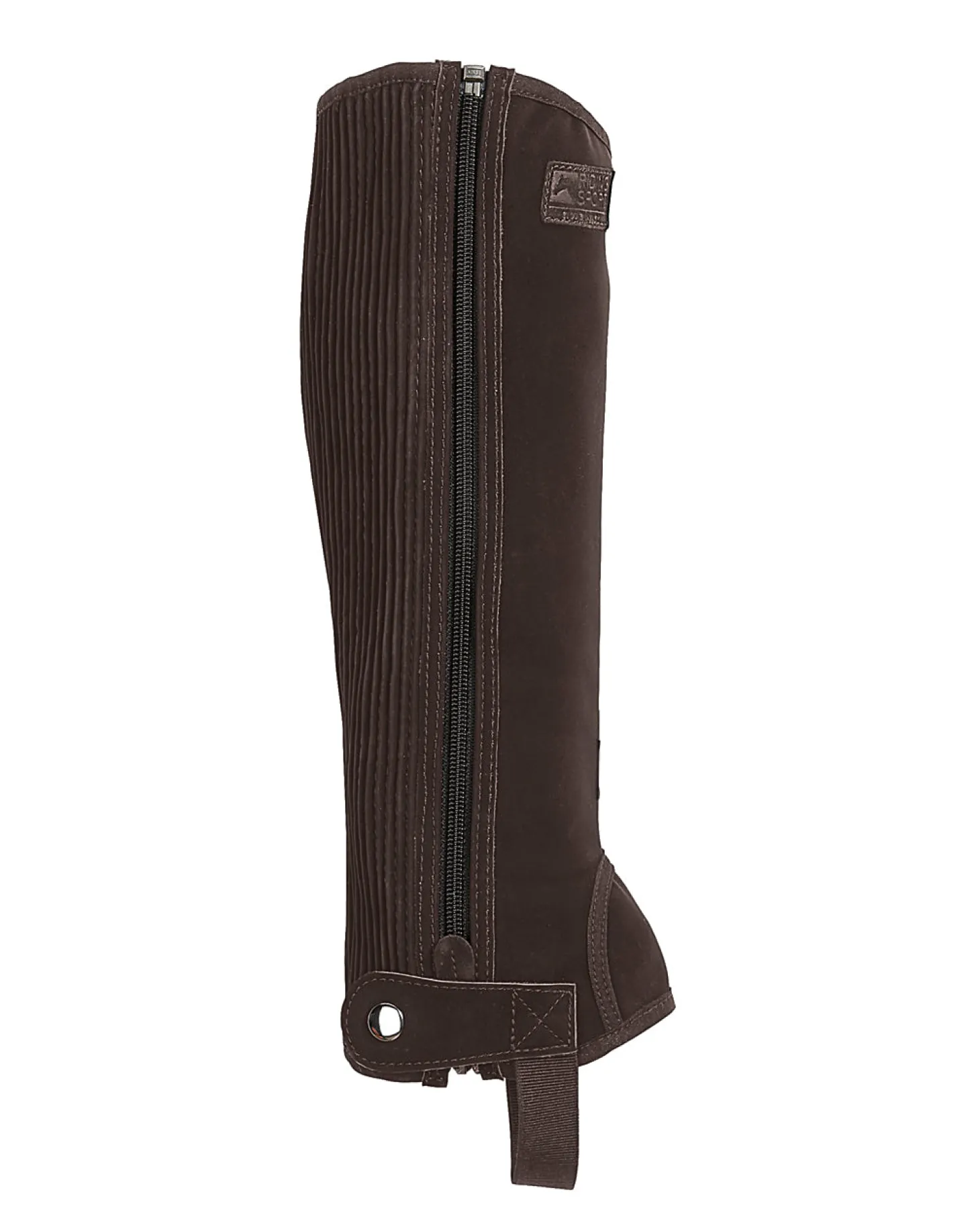Riding Sport™ Adults’ Synthetic Suede Half Chaps with Silicone Grip Patches