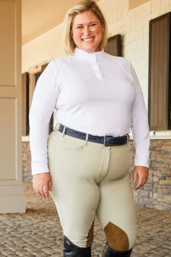 R.J. Classics Gracie Plus-Size Knee-Patch Breech