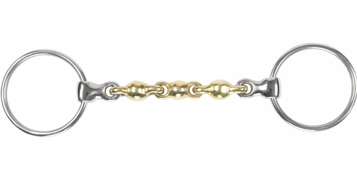 Shires Brass Alloy Loose Ring Waterford Bit