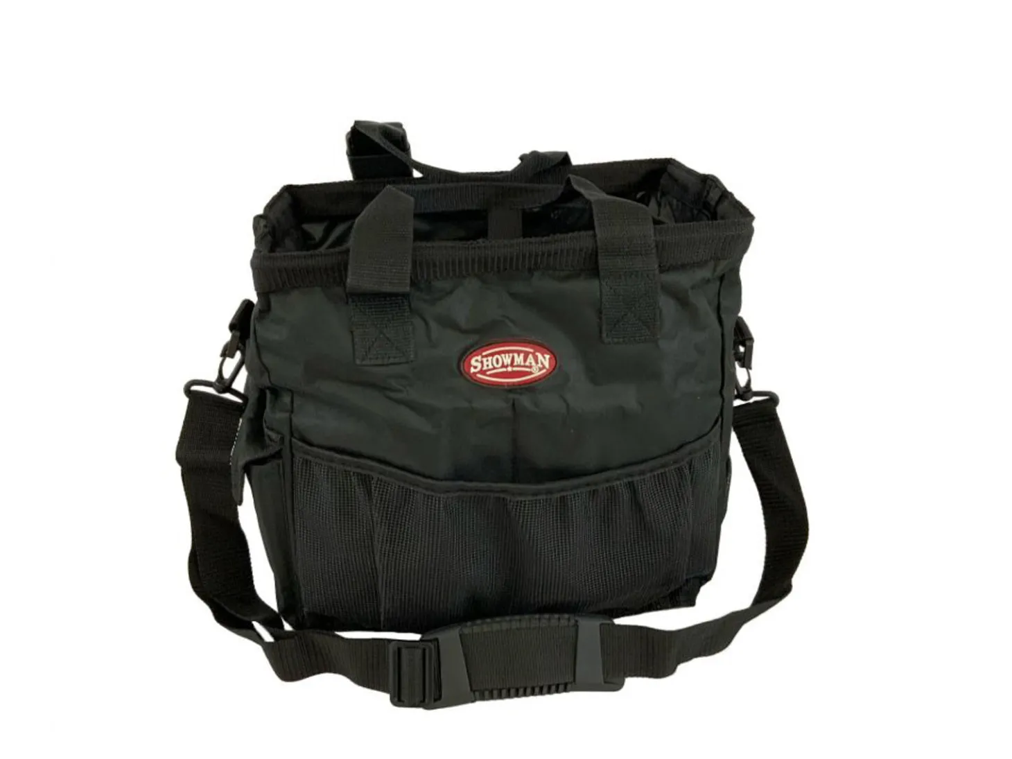 Showman® Nylon Grooming Tote with Mesh Bottom & Rolled Handles