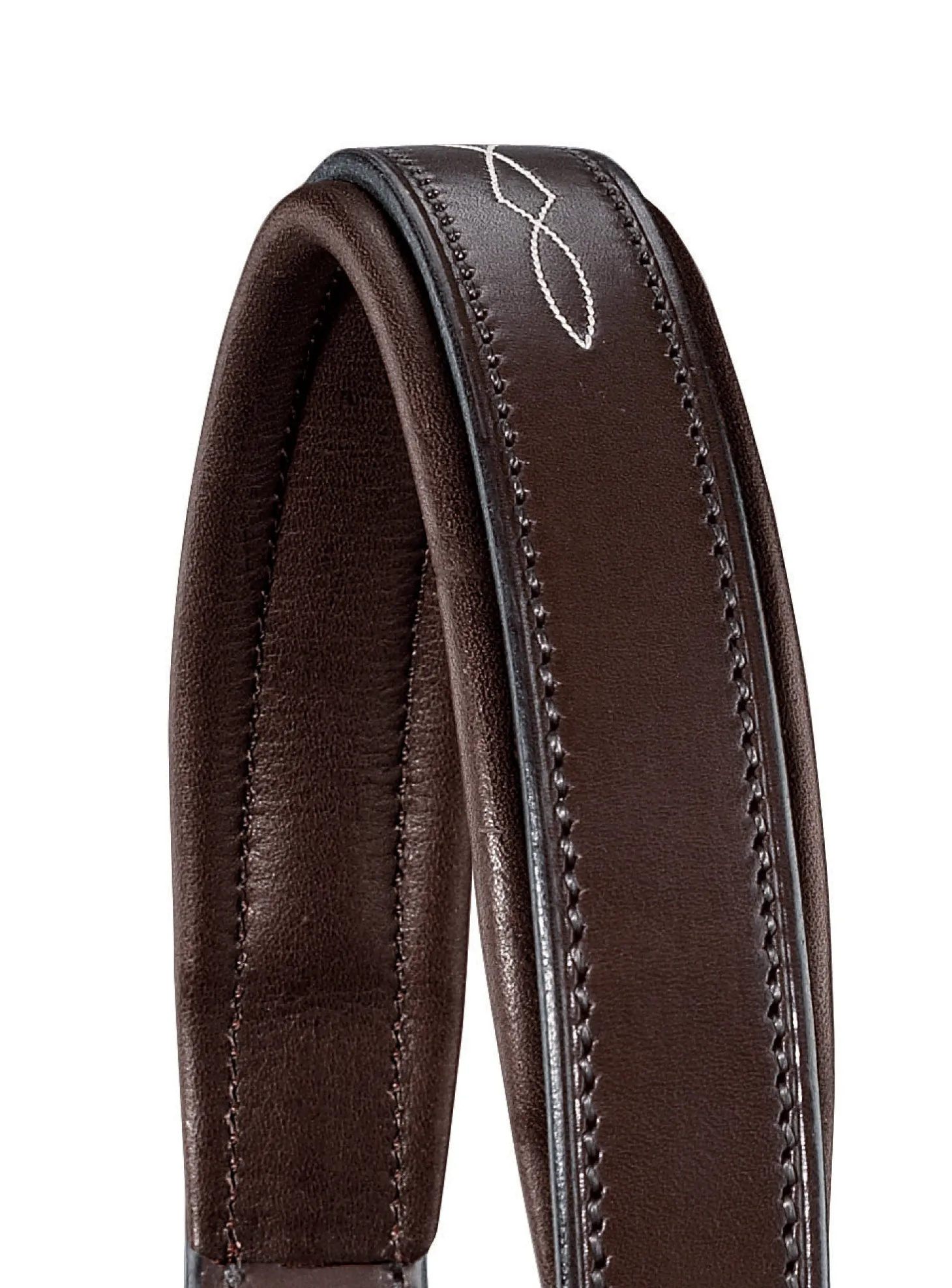Showmark™ Classic Fancy-Stitched Leather Halter