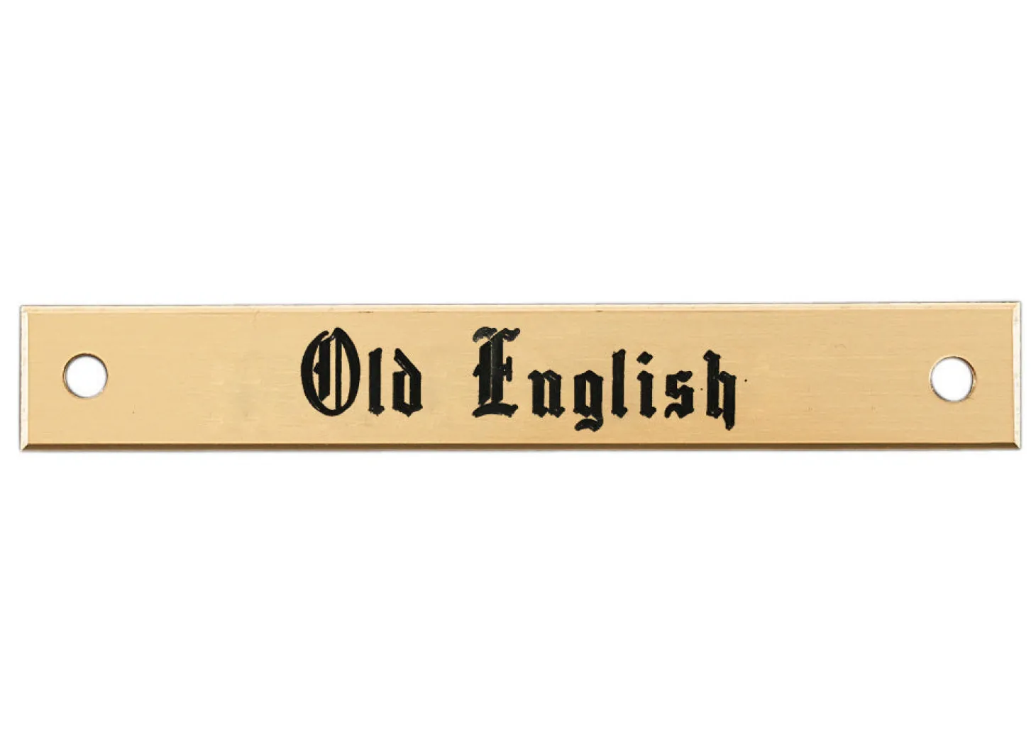 Small Beveled Edge Halter Nameplate