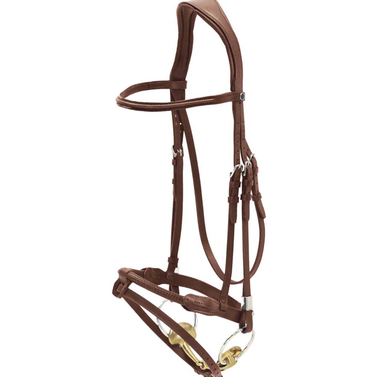 Stübben Pro Jump Bridle with Rope Noseband & Removable Flash