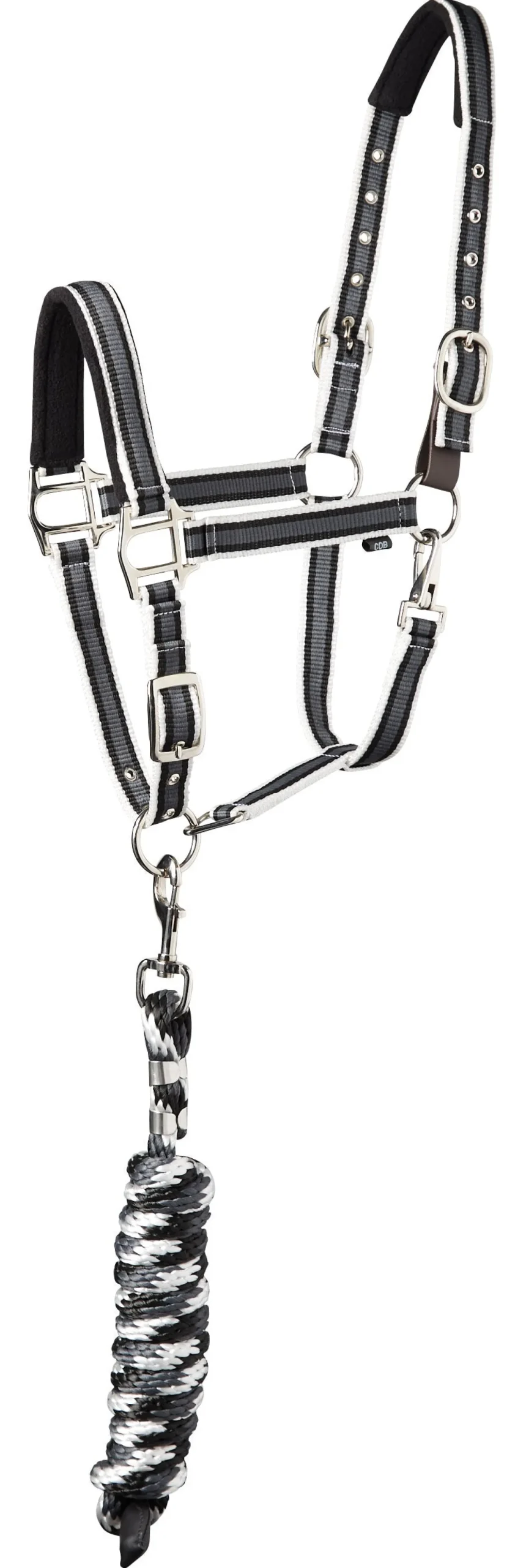 Suffolk™ Padded Striped Breakaway Halter & Lead