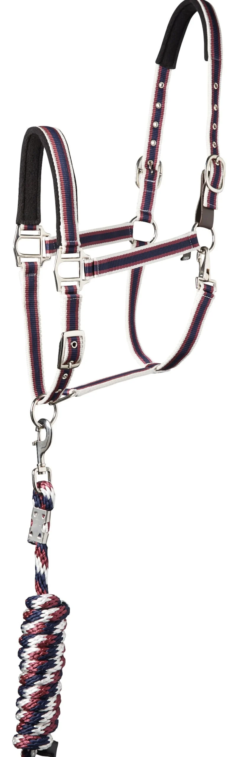 Suffolk™ Padded Striped Breakaway Halter & Lead
