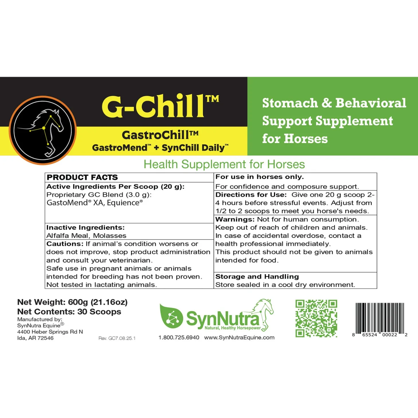 SynNutra Equine® GastroChill™ Pellets