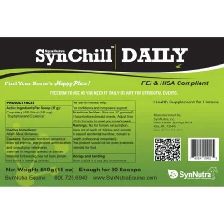 SynNutra Equine® SynChill™ Daily Pellets