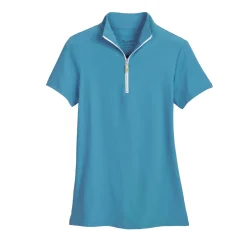 THE TAILORED SPORTSMAN™ Ladies’ IceFil® Quarter-Zip Short Sleeve Sun Shirt