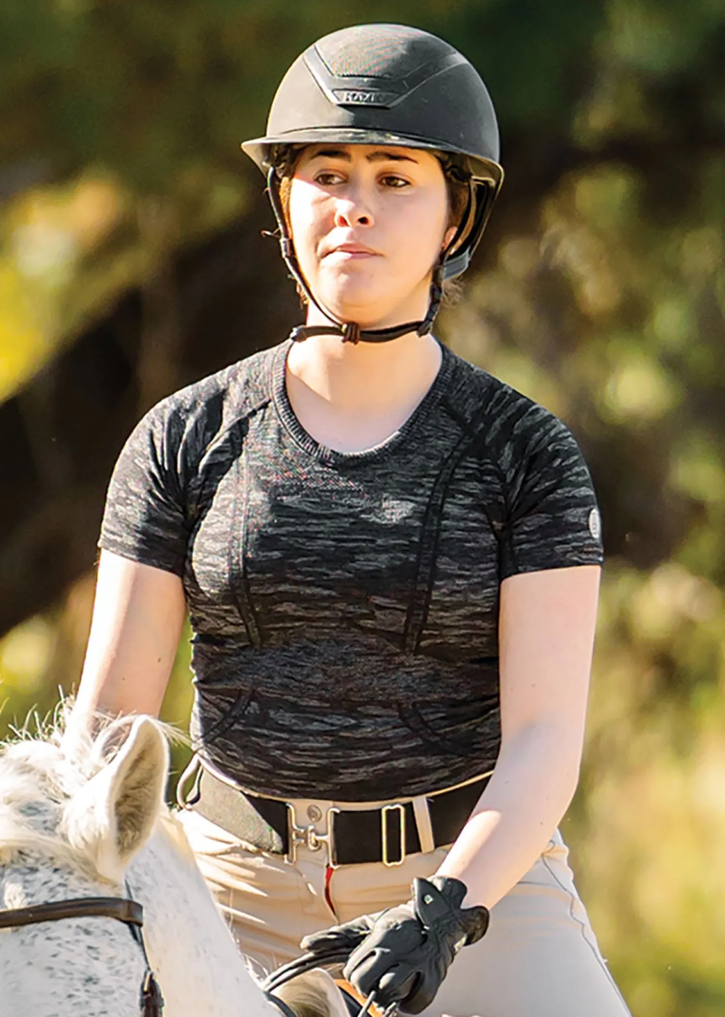 TKEQ Ladies’ Kennedy Seamless Short Sleeve Top