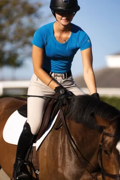 TKEQ Ladies’ Kennedy Seamless Short Sleeve Top