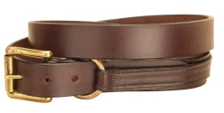 Tory Leather 1 1/4" Dee Keeper Belt with Strap