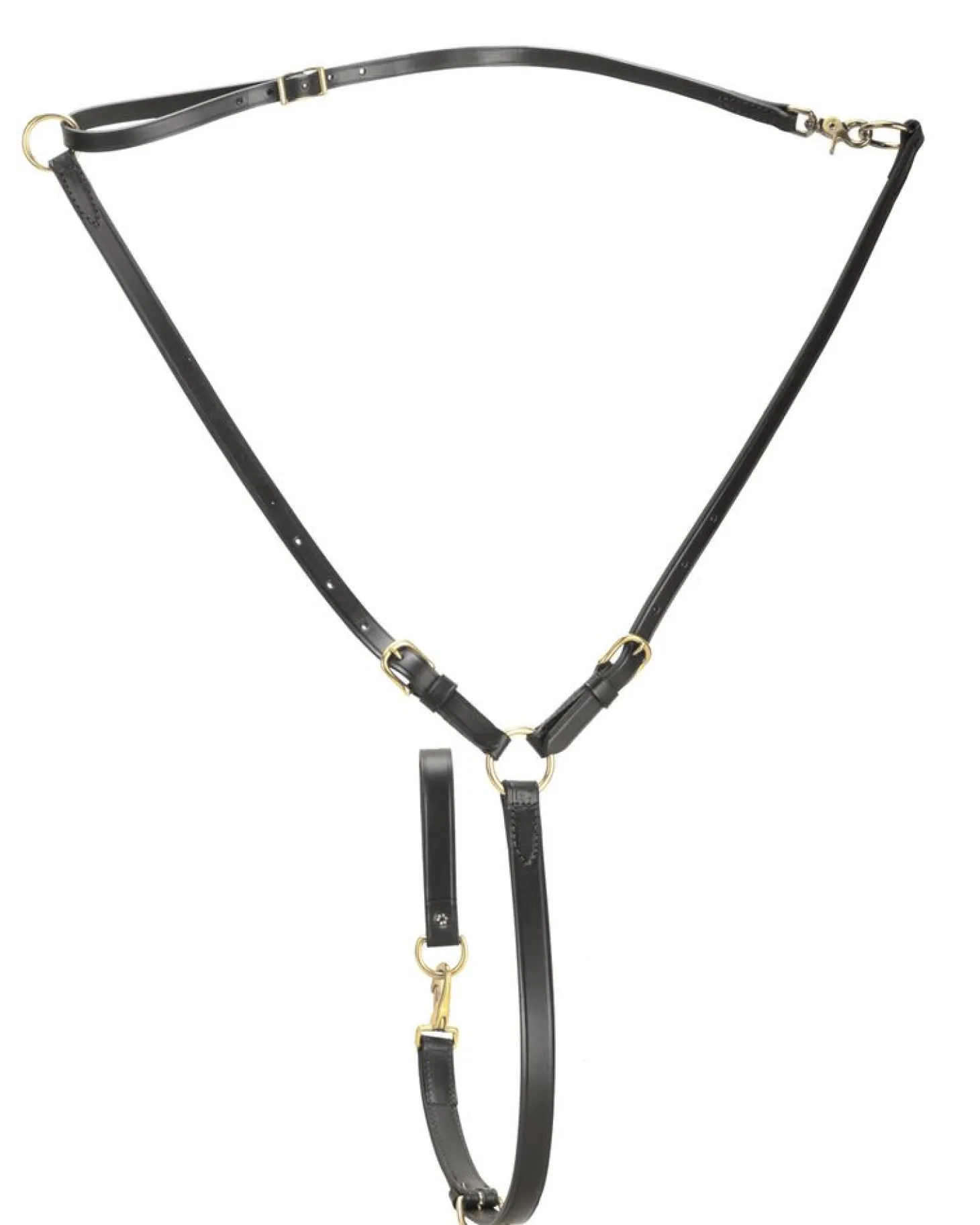 Tory Leather Company Martingale with Solid Brass Hardware