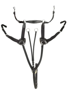 Tory Leather Company Padded 5-Point Breastplate with Running Attachment