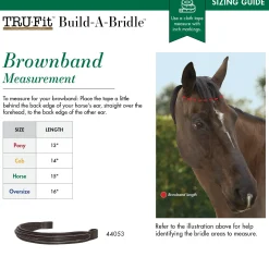 TRU-Fit™ Build-A-Bridle™ Fancy-Stitched Browband