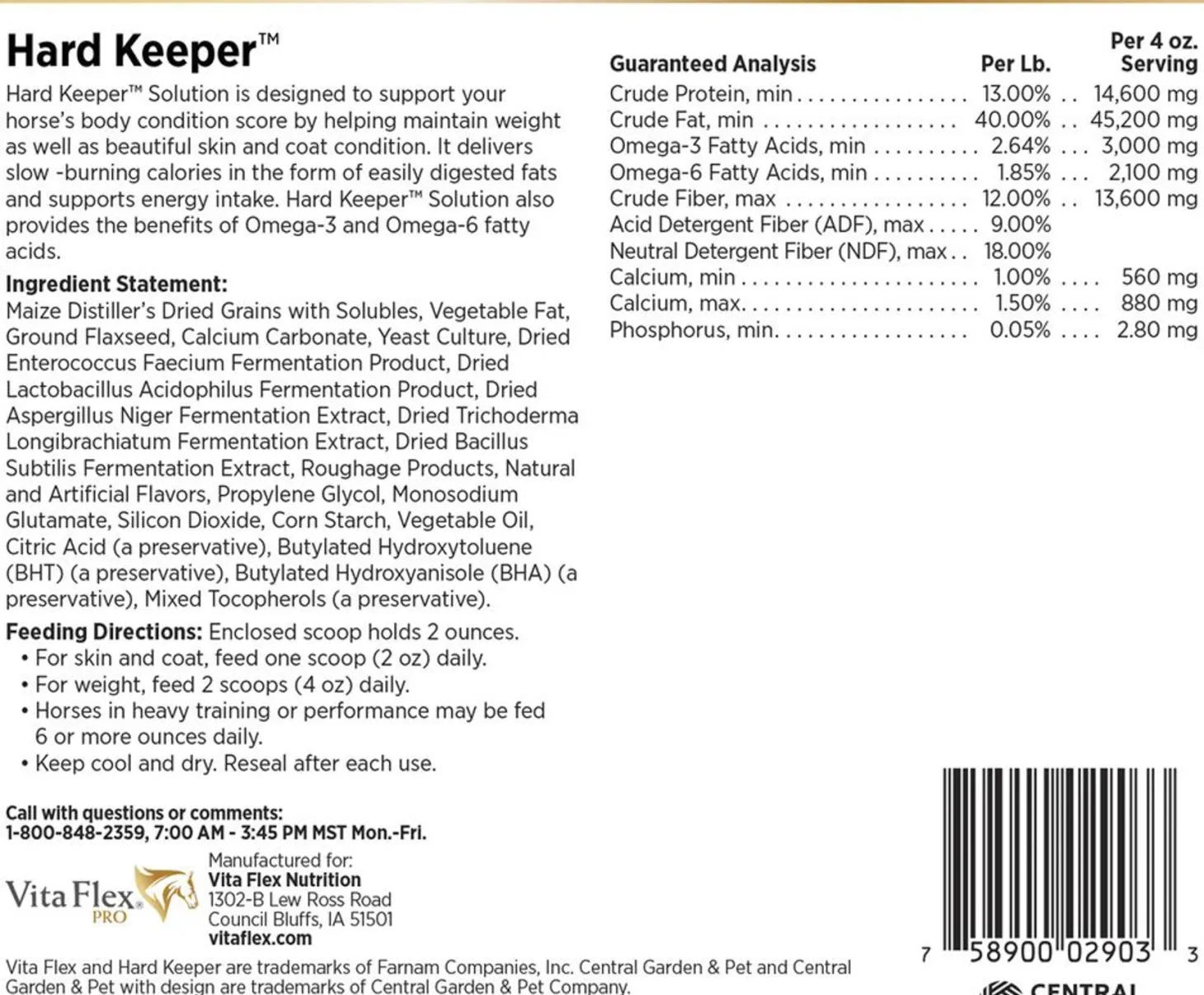 Vita Flex® Pro Hard Keeper™