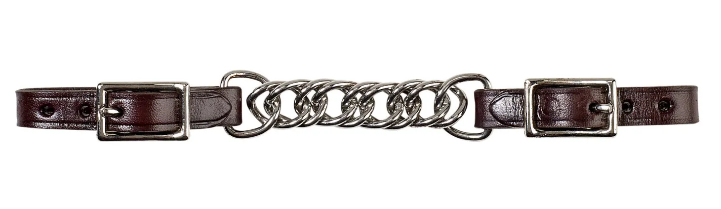Walsh™ Curb Chain with Leather Ends