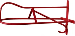 Western or English Wall-Mount Saddle Rack with Hook