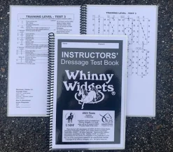 Whinny Widgets® Instructors’ Dressage Test Book (2023-2027)