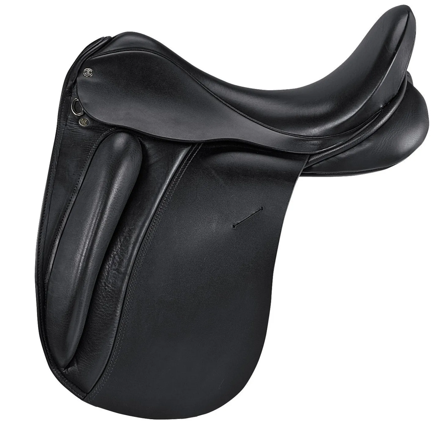 Wolfgang Signature Solo Dressage Saddle in Smooth Leather by Custom Saddlery